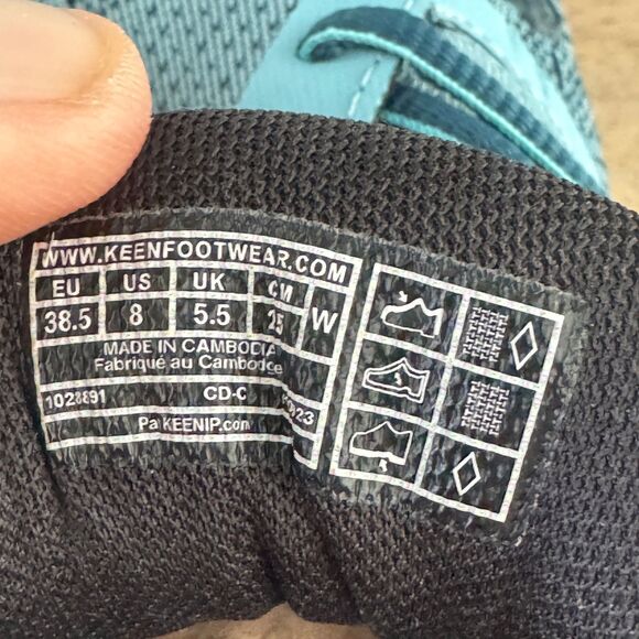 Keen WK400 Women’s Running Shoes Blue Mesh Comfort Sneakers Size 8 - Picture 11 of 11